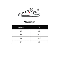 P448 White Leather Sneaker - Retail Flare