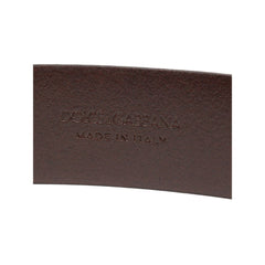 Dolce & Gabbana Brown Leather Belt Dolce & Gabbana Retail Flare