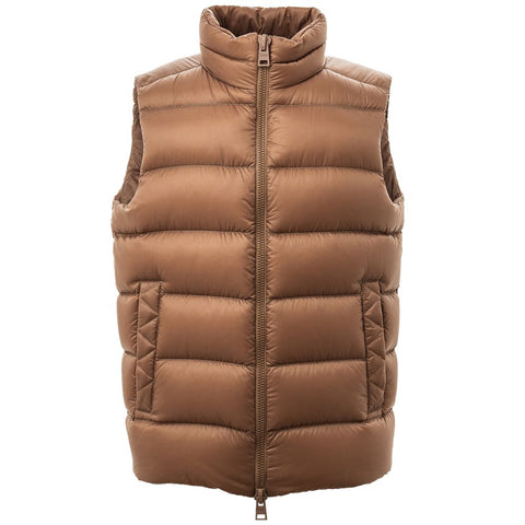 Herno Brown Polyamide Vest - Retail Flare