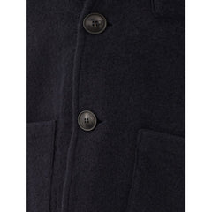 KANGRA Elegant Woolen Blue Jacket for Men - Retail Flare