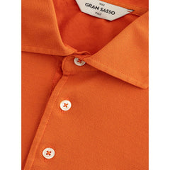 Gran Sasso Elegant Orange Cotton Polo for Men - Retail Flare