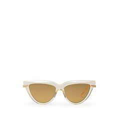 Bottega Veneta Beige Acetate Sunglasses Bottega Veneta Retail Flare