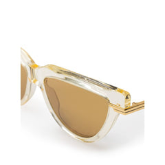 Bottega Veneta Beige Acetate Sunglasses Bottega Veneta Retail Flare
