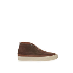 Lardini Elegant Suede Sneakers in Rich Brown - Retail Flare