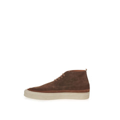 Lardini Elegant Suede Sneakers in Rich Brown - Retail Flare