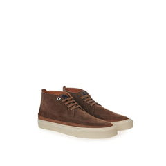 Lardini Elegant Suede Sneakers in Rich Brown - Retail Flare