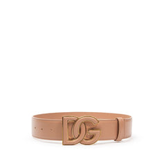 Dolce & Gabbana Pink Leather Belt Dolce & Gabbana Retail Flare