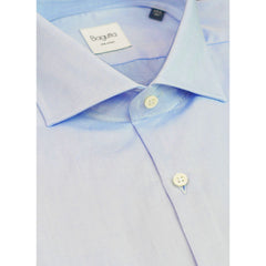 Bagutta Light Blue Cotton Shirt - Retail Flare
