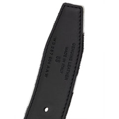 Tom Ford Black And White Leather Belt - Retail Flare