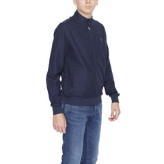 U.S. POLO ASSN. Blue Cotton Jacket U.S. POLO ASSN. Retail Flare
