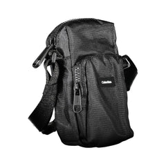 Calvin Klein Elegant Black Shoulder Bag with Chic Detailing - Retail Flare