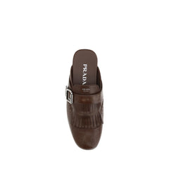 Prada Leather Sabot Prada Retail Flare