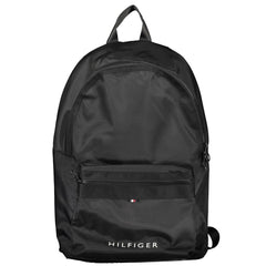 Tommy Hilfiger Black Polyester Men Backpack Tommy Hilfiger Retail Flare