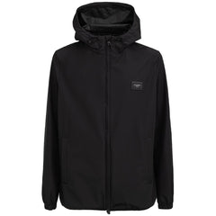 Dolce & Gabbana Black Polyester Jacket Dolce & Gabbana Retail Flare