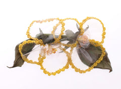 Dolce & Gabbana Exquisite Handmade Floral Silk Brooch - Retail Flare