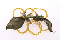 Dolce & Gabbana Exquisite Handmade Floral Silk Brooch - Retail Flare