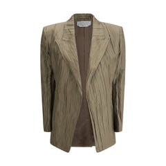 Gabriela Hearst Ruched silk Mairi Blazer Gabriela Hearst Retail Flare