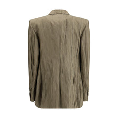 Gabriela Hearst Ruched silk Mairi Blazer Gabriela Hearst Retail Flare