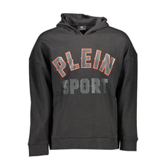 Plein Sport Black Cotton Men Sweater Plein Sport Retail Flare