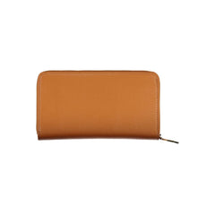Calvin Klein Brown Polyethylene Women Wallet Calvin Klein Retail Flare