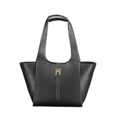 Tommy Hilfiger Black Polyethylene Women Handbag Tommy Hilfiger Retail Flare