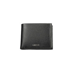 Calvin Klein Black Polyester Men Wallet Calvin Klein Retail Flare