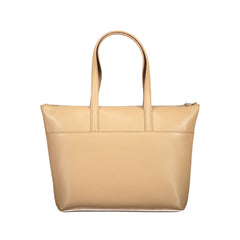 Calvin Klein Beige Polyester Women Handbag Calvin Klein Retail Flare