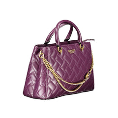 Guess Jeans Purple Polyethylene Handbag Guess Jeans Retail Flare