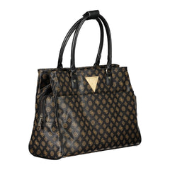 Guess Jeans Brown Polyethylene Handbag Guess Jeans Retail Flare