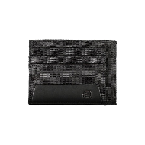 Piquadro Sleek Recycled Material Card Holder Piquadro Retail Flare