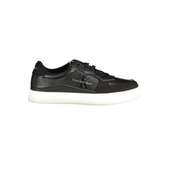 Calvin Klein Sleek Black Sports Sneakers with Contrast Details Calvin Klein Retail Flare