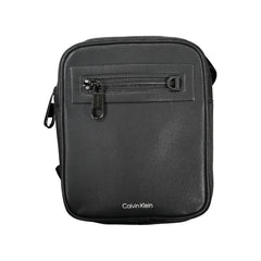Calvin Klein Sleek Black Shoulder Bag with Contrasting Details Calvin Klein Retail Flare