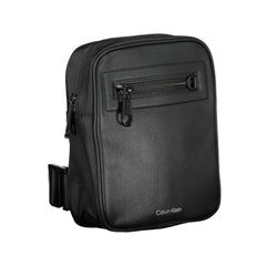 Calvin Klein Sleek Black Shoulder Bag with Contrasting Details Calvin Klein Retail Flare