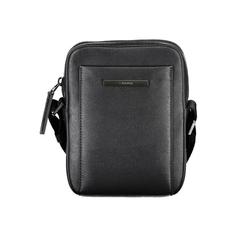 Calvin Klein Elegant Black Shoulder Bag with Sleek Detailing Calvin Klein Retail Flare