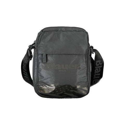 Blauer Sleek Black Shoulder Bag with Adjustable Strap Blauer Retail Flare