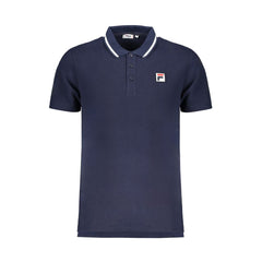 Fila Blue Cotton Polo Shirt Fila Retail Flare