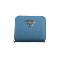 Guess Jeans Blue Polyethylene Wallet Guess Jeans Retail Flare