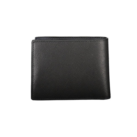 Tommy Hilfiger Black Leather Wallet Tommy Hilfiger Retail Flare