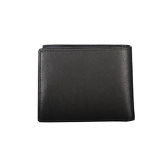 Tommy Hilfiger Black Leather Wallet Tommy Hilfiger Retail Flare