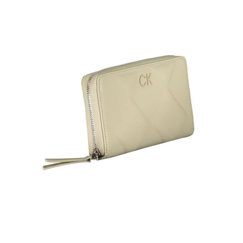 Calvin Klein Beige Polyester Wallet Calvin Klein Retail Flare