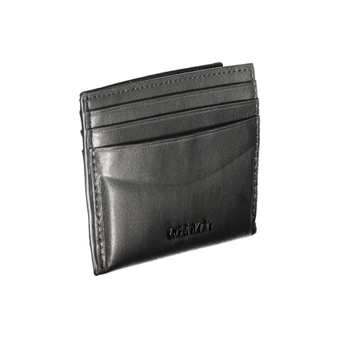 Calvin Klein Black Leather Wallet Calvin Klein Retail Flare