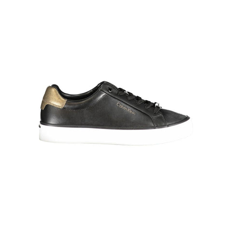 Calvin Klein Black Polyester Sneaker Calvin Klein Retail Flare
