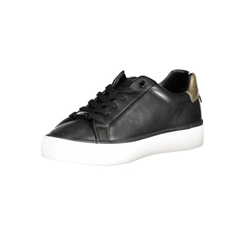 Calvin Klein Black Polyester Sneaker Calvin Klein Retail Flare