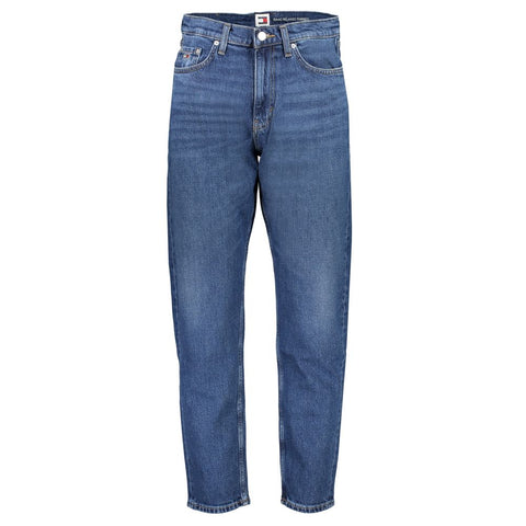Tommy Hilfiger Blue Cotton Jeans & Pant Tommy Hilfiger Retail Flare