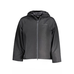 Calvin Klein Black Polyester Jacket Calvin Klein Retail Flare