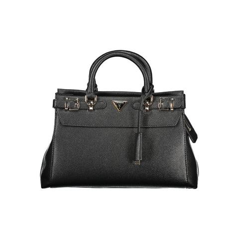 Guess Jeans Black Polyethylene Women Handbag Guess Jeans Retail Flare