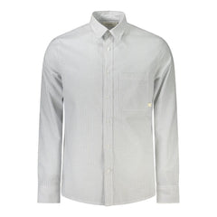 Calvin Klein White Cotton Men Shirt Calvin Klein Retail Flare