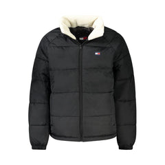 Tommy Hilfiger Black Polyamide Men Jacket Tommy Hilfiger Retail Flare