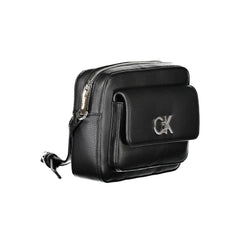 Calvin Klein Black Polyethylene Women Handbag Calvin Klein Retail Flare