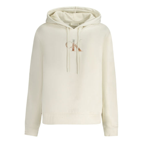 Calvin Klein White Cotton Women Sweater Calvin Klein Retail Flare